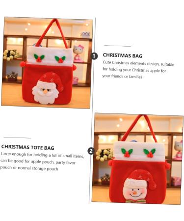 Alipis 2pcs Candy Tote Storage Bag Bags Storage Case Christmas Pouch Brushed Cloth Child Christmas Bag - Buy Online on GoSupps.com