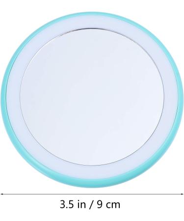 Mirror Led Compact Green Wallets for Women Green Purse Round Purse Ladies Purses Women s Purses Green Mini Purse Womens Purse Ladies Wallet Desktop Handbag Travel Plastic - Buy Online on GoSupps.com