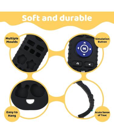 THOOKE Remote Teether for Baby  2Pcs Silicone Teething Toys for Infant Toddler 0-12 Months  Game Control Chew Gel Gifts for Newborn Kids/Boy/Girl  BPA Free Freezable Relief Molars Gums Pain Black - Buy Online on GoSupps.com