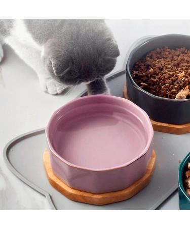 Womlex Silicone Dog & Cat Bowl Pad - Waterproof Non-Slip Cat Head Design (Pink 44x25cm) - Perfect Feeding Mat for Pets - Buy Online on GoSupps.com