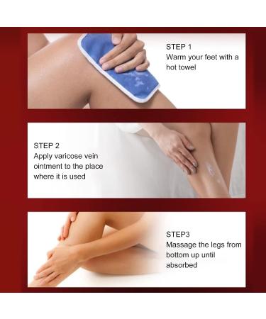 Varicose Veins & Muscle Relief Cream - Professional Treatment for Legs, Phlebitis Relief - Buy Online on GoSupps.com