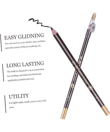 MUSISALY 8pcs Eyebrow Makeup Pencil Wooden Waterproof Eyebrow Pencils Makeup Pencils 1 count (Pack of 1) Coffee - Buy Online on GoSupps.com