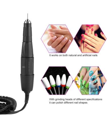 May Gifts 102L-2.35mm Pen Design High Strength Nail Polish Handpiece Nail Drill Handle Wear Resistant Comfortable for Home DIY Professional Salon(black) - Buy Online on GoSupps.com