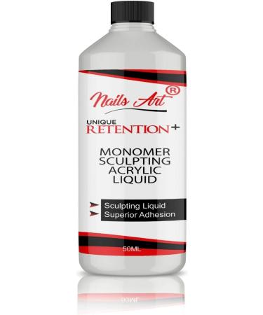 NAIL ART UNIQUE RETENTION+ NAIL MONOMER SCULPTING ACRYLIC LIQUID 50ML - Buy Online on GoSupps.com