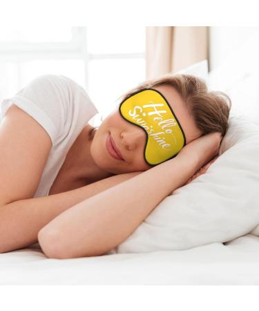 Buy Reusable Sleep Mask Eye for Men & Women - Soft Blackout Eye Covers for Better Sleep Travel & Camping Essentials | Goodlooking Hello - Buy Online on GoSupps.com