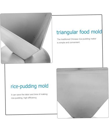 Zerodeko Zongzi Mould Chocolate Silicone Molds 2pcs Rice Ball Shaping Kitchen Utensils Accessories Zongzi Stainless Steel Material Silicone Candy Molds Rice Maker Mold 13X13X8.5CMx2pcs Silverx2pcs - Buy Online on GoSupps.com