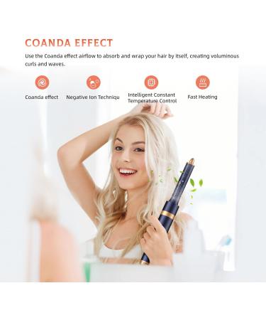 Powerful 6-in-1 Hair Dryer Brush & Ionic Styling System | Multi-Styler with Auto-Wrap Curlers for All Hair Types - Buy Online on GoSupps.com