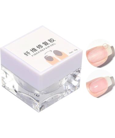 Nail Repair Gel - 5g Phototherapy Nail Gel Nail Strengthener Glue - Multifunctional Nails Solid Builder Nail Extension Gel Glue Clear Healthy Nail Strengthener for Weak Nails Wynott - Buy Online on GoSupps.com