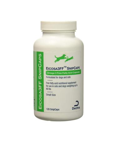 Dechra Eicosa3FF SnipCaps (Small), for Dogs 120 Count