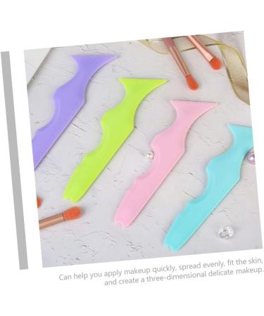 Healifty 8 Pcs Silicone Beauty Ruler Lash Applicator Eyeshadow Applicator Guide Makeup Guide Template Sticker 15X4.15CMx4pcs Violetx4pcs - Buy Online on GoSupps.com