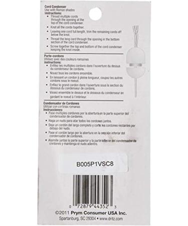 Dritz Home 44352 Cord Condensers White (4-Piece) - Cable Management Solution - Buy Online on GoSupps.com