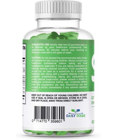 Green Gummies G7 Plus: 1000MG Supports Healthy Weight Loss - 60 Gummies - Buy Online on GoSupps.com
