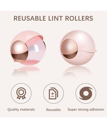 Washable & Reusable Lint Roller Ball - Portable Pet Hair Removal Tool for Clothing & Furniture - Pink - Buy Online on GoSupps.com
