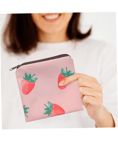 Buy Sewoart 2-Piece Women's Bandage Bag & Menstrual Tap Container - Stylish Tampon Organizer | Multifunctional 13x13cm Ladies Pockets - Buy Online on GoSupps.com