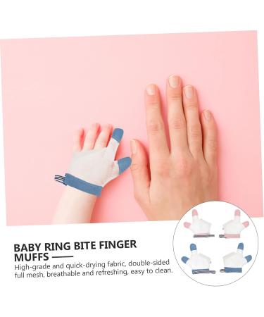 2 Pairs Healeved Ring Biting Gloves for Children | Thumb Protector & Finger Sucking Stop Gloves | Baby Supply - Buy Online on GoSupps.com