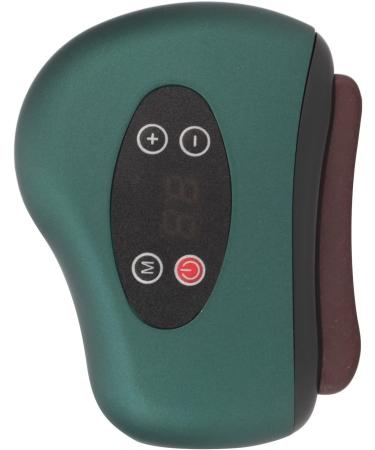 12-Speed Heated Gua Sha Massager - Red Bian Stone for Anti-Aging & Muscle Relaxation | International Shipping - Buy Online on GoSupps.com