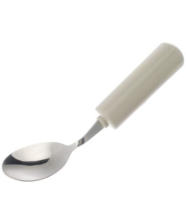 Homecraft Queens Left-Handed Angled Spoon - Lightweight Ergonomic Adaptive Cutlery for Limited Grasp - Easy-to-Grip Handle - Independent Eating Aid - Buy Online on GoSupps.com