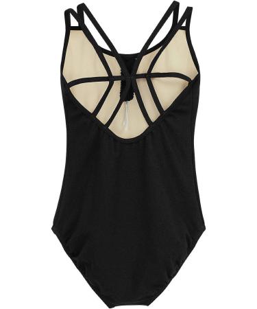 Daydance Cotton Camisole Dance Leotard - Women's Spaghetti Straps Ballet Costume (Black, Large) - Buy Online on GoSupps.com