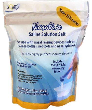 Nasaline Salt - 12 Ounce Pouch New Edition