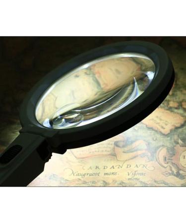 Magnifiers Magnifying Glass Desktop Main Mirror 10X Auxiliary Mirror 30X Magnifying Glass Plug in The Desktop Bracket to Maintain Handheld Light Extension Lens Desktop Folding Magnifying Glas - Buy Online on GoSupps.com
