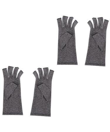 Healvian 2 Pairs Half-finger Gloves Thumb Hand Protective Gloves for Fingerless Gloves for Women Support Gloves Mens Glove Anti Gloves Men and Women Physiotherapy