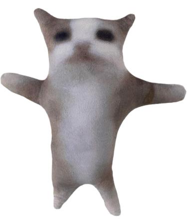 Happy Cat Plush Toy - Interactive Sound Cat Plush Stuffed Animal - Soft & Adorable Happy Cat Meme Plush for All Ages - Buy Online on GoSupps.com