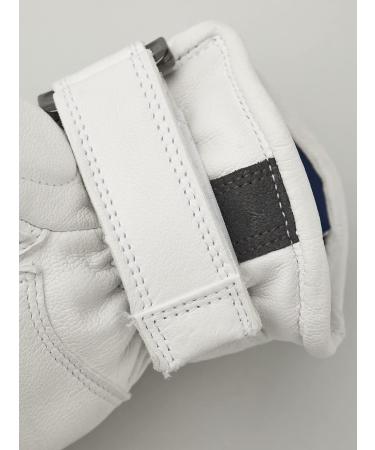 Hestra Impact Racing Junior Leather Mitt - White/Cerise - Size 7 | Youth 4-13 yrs - Buy Online on GoSupps.com