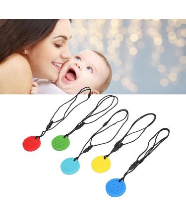 5-Pack Personalized Baby Kieletzeiten - Round Silicone Skull Pattern Tooth Toys in 5 Colors | Ideal for Babies 3-24 Months - Buy Online on GoSupps.com