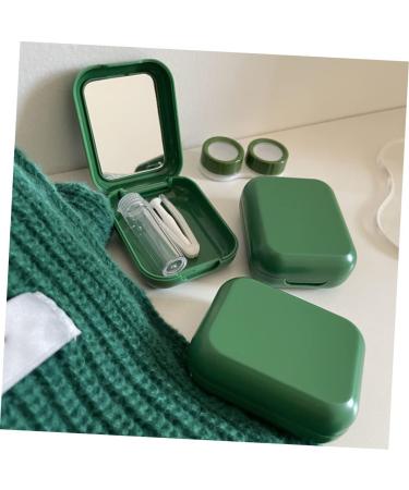 Buy Healvian Contact Lens Container | Portable Small Holder with Mirror | Travel-Friendly Lens Storage Case - Buy Online on GoSupps.com
