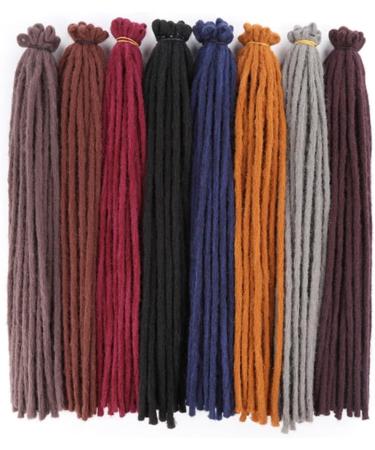 Dreadlock Extenisons Handmade Synthetic Dreadlocks Short Dreadlock Wig Curly Dreadlocks Synthetic Braiding Hair Extension Masquerade Costume (Color : H) - Buy Online on GoSupps.com