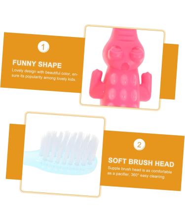 Buy Mobestech 24-Piece Cartoon Toddler Toothbrush Set - Cute Crocodile Training Bite Rings for Kids | International Shipping - Buy Online on GoSupps.com