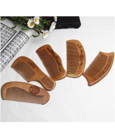 Comb Natural Comb Dense Teeth Beard Comb Massage Comb Hair Care wooden comb (Color : 6) - Buy Online on GoSupps.com