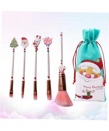 12 Pcs Abaodam Concealer Brush Set - Perfect Christmas Cosmetic Tools for Women | Foundation Lipstick & Blending Brushes with Toiletry Bag - Travel-Friendly Mermaid Design - Buy Online on GoSupps.com