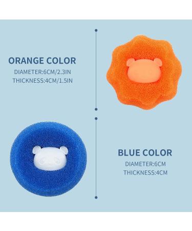 6 PCS Pet Hair Remover for Laundry - Reusable Lint Catcher for Washing Machine Laundry Balls Pet Hair Collector Anti Winding Adsorption Balls for Hair Removal Clothes and Bedding - Buy Online on GoSupps.com