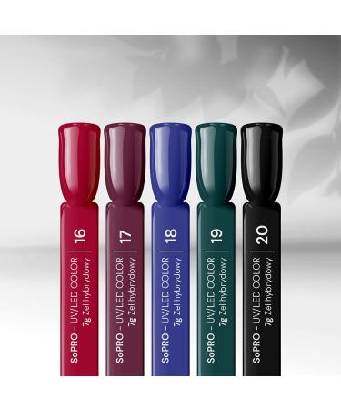SoPro UV/LED Color Hybrid Gel 19 - 7G | Premium Nail Gel for Long-Lasting Color | Buy Online Worldwide - Buy Online on GoSupps.com