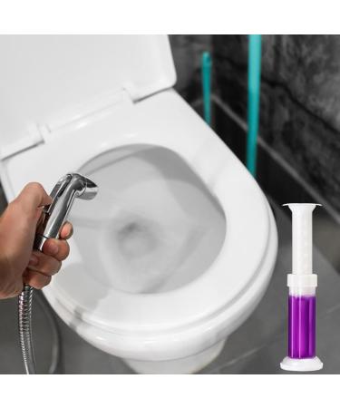 Toilet Gel Stamp Gel Toilet Bowl Cleaner Bathroom Deodorizer and Bowl Cleaner Kit Flower Fragrance Gel Stamp Kit for Toilet Bowl Purple - Buy Online on GoSupps.com