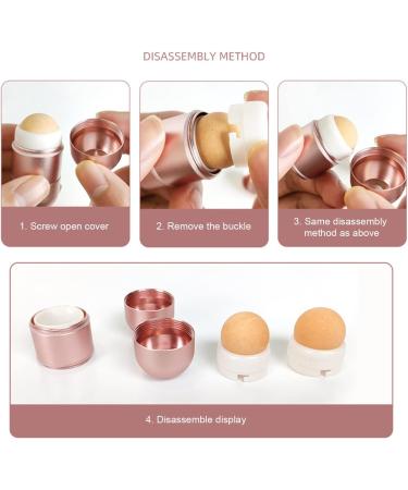 Qukaim Mini Volcanic Roller Volcanic Face Roller 2 in 1 Reusable Mini Volcanic Stone Oil Absorbing Stick for Facial Skin Care - Buy Online on GoSupps.com