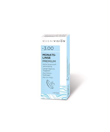 Magnivision monthly lens Premium soft contact lenses for -2.75 Dpt. Contact lens with silicone hydrogel material and UV filter for long wearing times without preservatives -2.75 Dioptries - Buy Online on GoSupps.com
