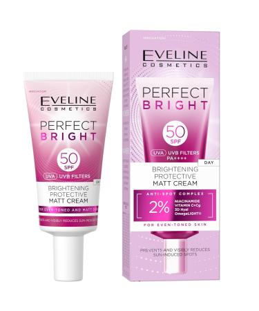 Eveline Cosmetics Perfect Bright Luminous protective matte SPF50 sunscreen