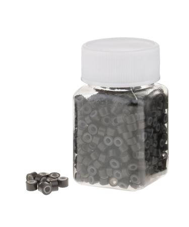 Gazechimp 500 Silicone Micro Rings for Hair Extensions - Brown Hair Thickening Loops - International Shipping Available - Buy Online on GoSupps.com