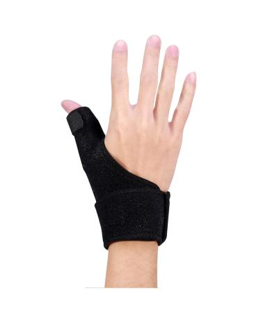 Adjustable Finger Splint Wrist Brace - Thumb Stabilizer for Sprains Arthritis & Carpal Tunnel - 1pc - Buy Online on GoSupps.com