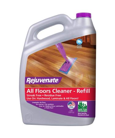 Rejuvenate High Performance All-Floors and Hardwood No Bucket Needed Floor Cleaner Powerful PH Balanced Shine with Shine Booster Technology Low VOC Best in Class Products 128oz 128 Fl Oz (Pack of 1)