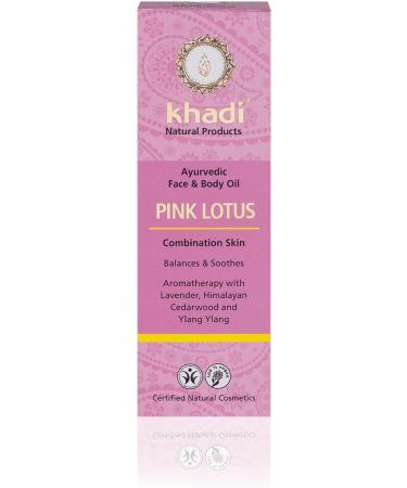 Khadi Lotus Pink Body Oil 100ml - Buy Online on GoSupps.com