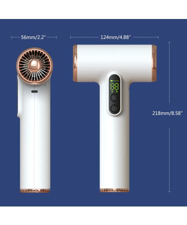 PLCPDM Cordless Hair Dryer Rechargeable Battery Hair Dryers Low Heat Hair Care Blow Dryer Portable Hair Dryer for Camping - Buy Online on GoSupps.com