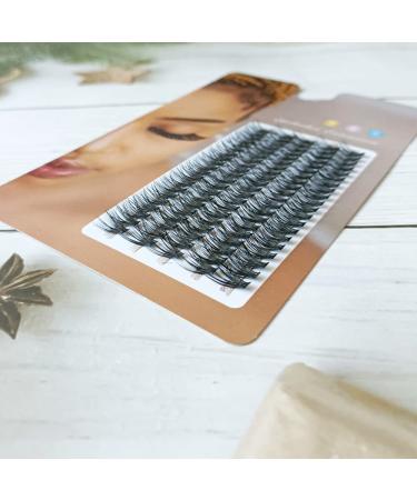Buy 20D/30D/40D Nerz Single Eyelash Kit | Pfroppwimmern Cluster Silk Extensions | Mixed Tray 8-16mm Natural Look Long Thick (40D 13mm) - Buy Online on GoSupps.com