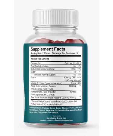 Zonata Fit Science Ket Gummies - 60 Gummies | Premium Keto Supplement - Buy Online on GoSupps.com