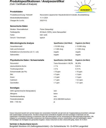 Buy Bonemis Resveratrol Powder (98.1% Trans-Resveratrol) - Vegan Additive-Free 50g with Measuring Spoon International Shipping Available - Buy Online on GoSupps.com
