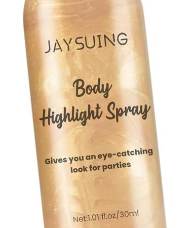 Adoorniequea 3 set Body Glitter Spray 30ml Highlighter for Prom Dresses Evening Party Nightclub gold 2.8x10.8 cm 3 Set (Gold 2.8x10.8cm) - Buy Online on GoSupps.com