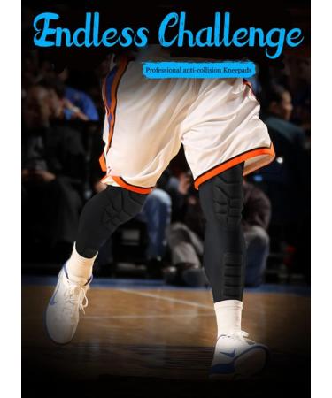 Knee Pads Compression Leg Sleeve - Calf Shin Support for Volleyball Basketball Football & Weightlifting - X-Large - International Shipping Available - Buy Online on GoSupps.com