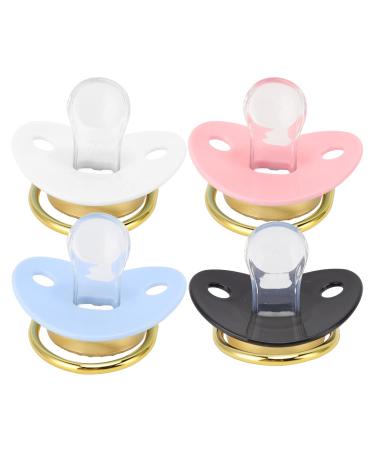 Silicone Baby Pacifier for 6-18 Months | BPA-Free Bling Pacifier with Clips | Perfect Baby Gift in 4 Colors - Buy Online on GoSupps.com